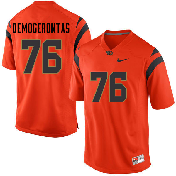 Men Oregon State Beavers #76 Yanni Demogerontas College Football Jerseys Sale-Orange - Click Image to Close